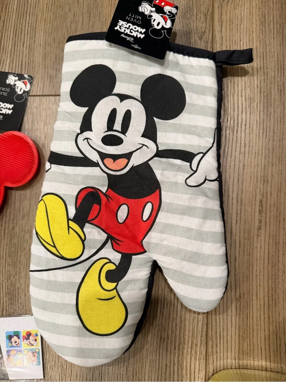Disney Mickey Mouse Kitchen Set — Red, Yellow, Gray, Blue